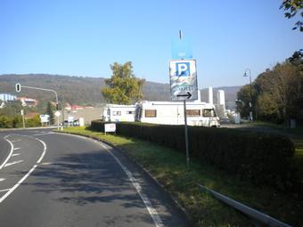 Terrain de camping Ancenis-Straße.